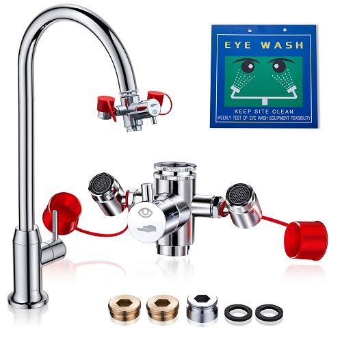 Tap Mounted Eyewash Station with Parts