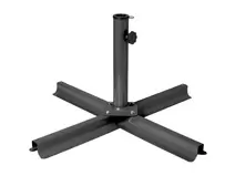 Black metal stand for umbrella