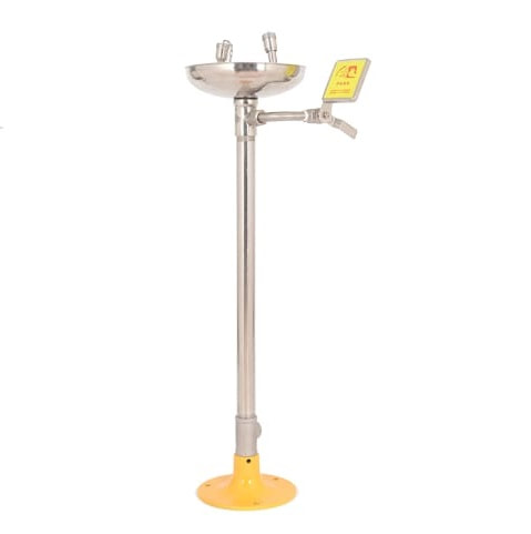 stainless steel floor mounted eyewash basin