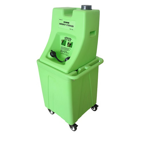 portable gravity eye wash tank station