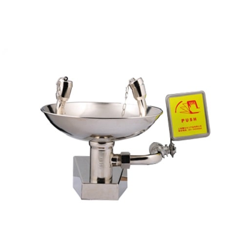 stainless steel wall mounted eye washer